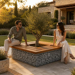 Gabion Center Piece Oturak