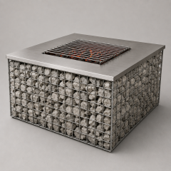 Gabion Center Piece Izgara / Ateş Çukuru